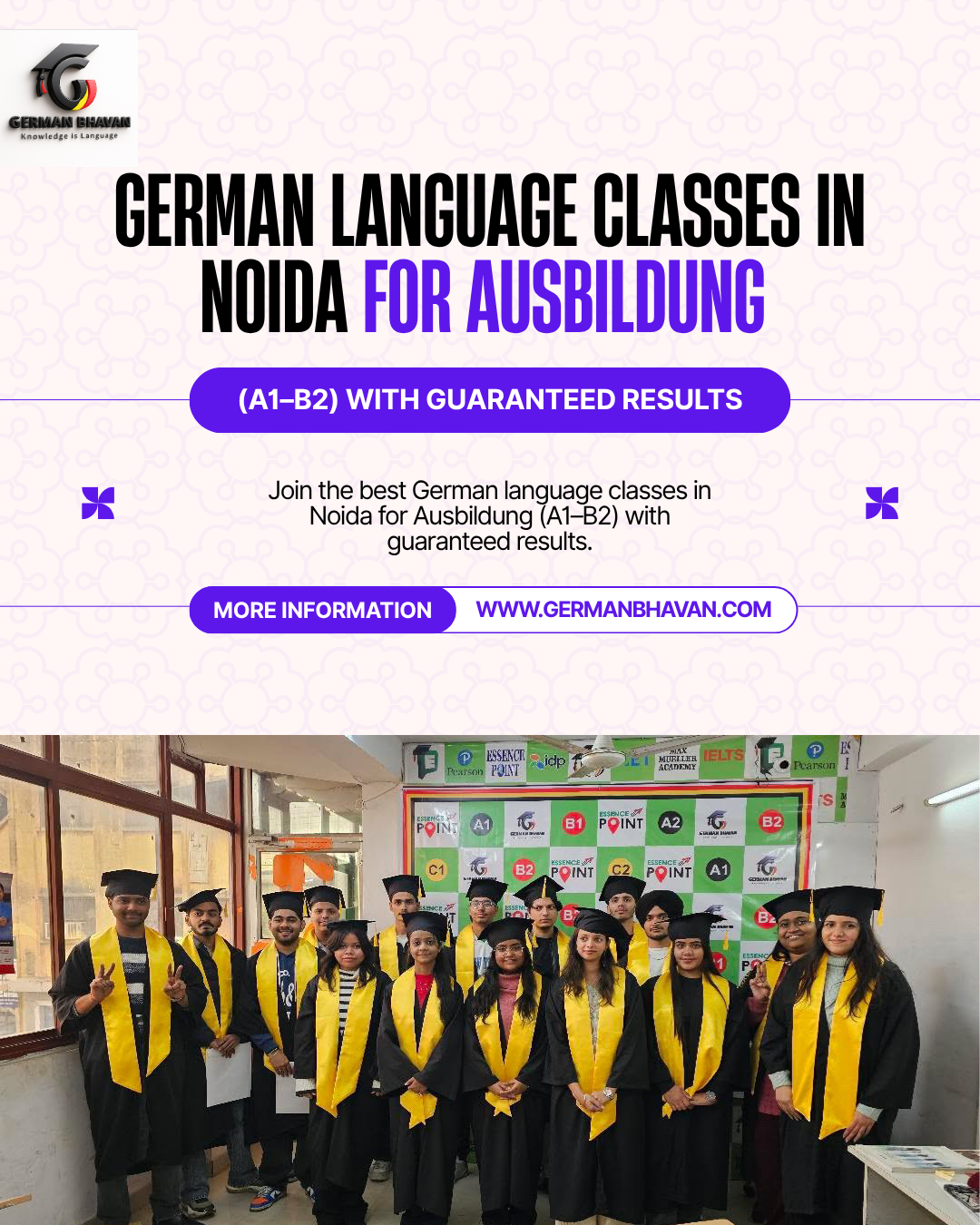 German Language Classes in Noida for Ausbildung (A1–B2) with Guaranteed Results